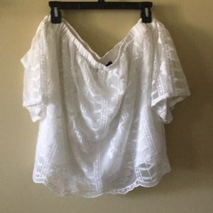 Off the Shoulder Lace Top